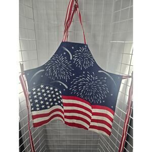 Handcrafted Patriotic 4th of July Adult Apron